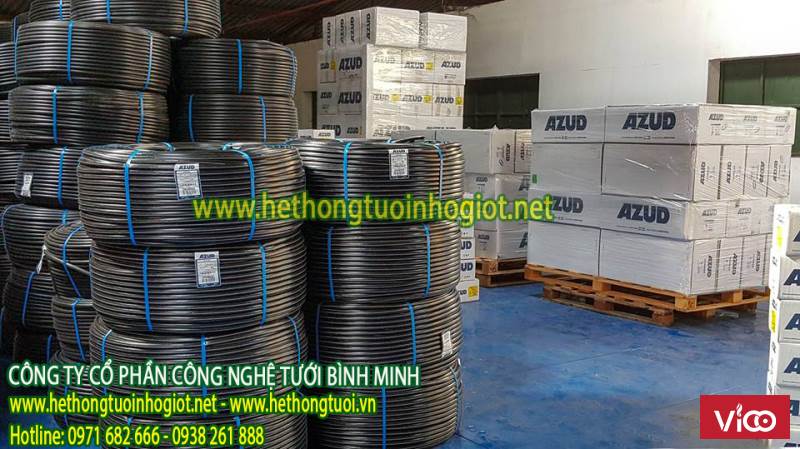 Ống pe 16mm, ống pe 20mm, ống pe 4.6mm, ống mềm tưới nhỏ giọt azud