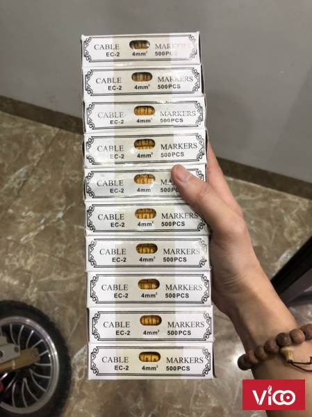 Đánh dấu dây mạng số cat6 (0 đến 9)