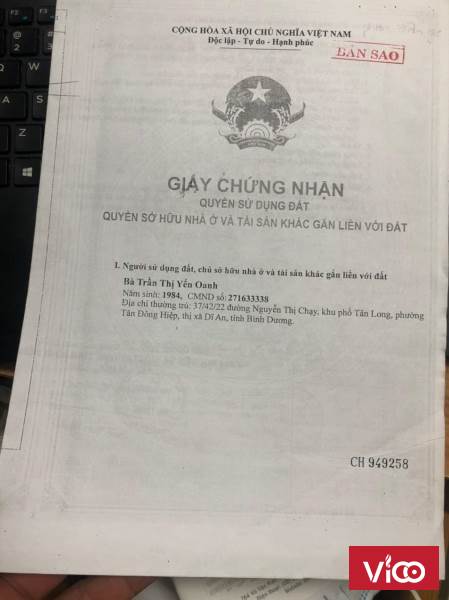 Sở Hữu Ngay Lô Đất Đẹp Vị Trí Đắc Địa Tại Khu Phố Đông B, Phường Đông Hòa, TP Dĩ An, Tỉnh Bình Dương