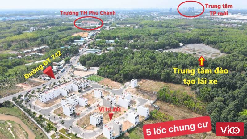 Khu nhà ở VIETSING PHÚ CHÁNH ĐẸP NHẤT VỀ ĐÊM, MÀ BAN NGÀY VẪN ĐẸP NHA QUÝ ANH chị