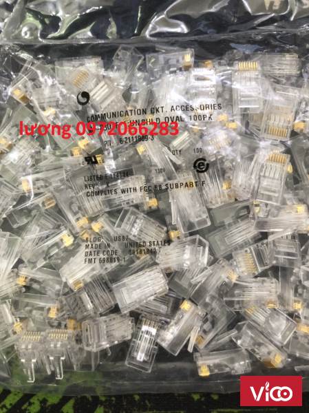 Đầu bấm hạt mạng cat6 COMMSCOPE PN 621119893 loại 1 mảnh
