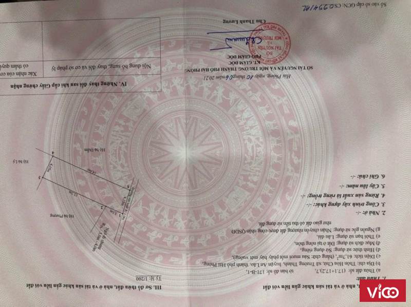 CẦN BÁN LÔ ĐẤT TÂN DÂN, AN LÃO, HẢI PHÒNG