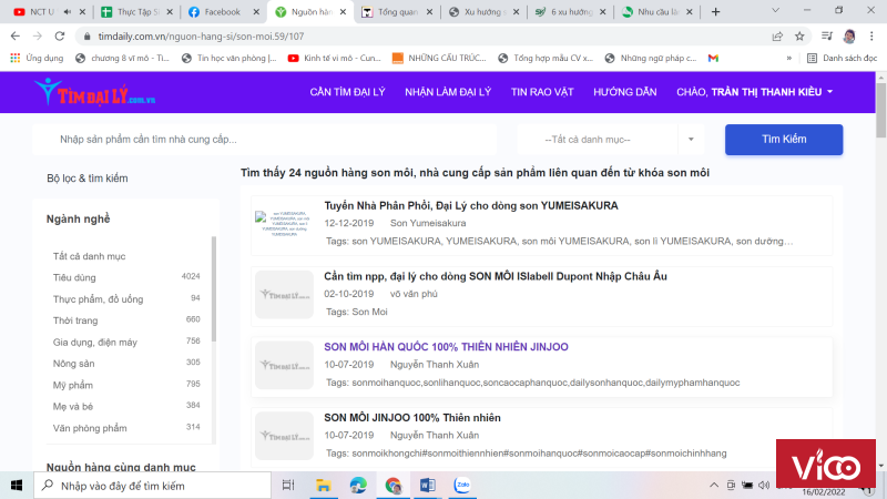 Phương pháp tiếp cận nguồn hàng nước hoa hiệu quả