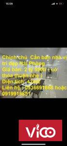 Chính chủ Cần bán nhà vị trí đẹp Hải Phòng