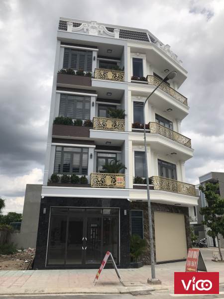 Bán nhà mới mặt tiền 22m thuộc phường Bình An, Dĩ An, giá 5,8 tỷ, 68m2x4T, gara để ô tô rộng rãi