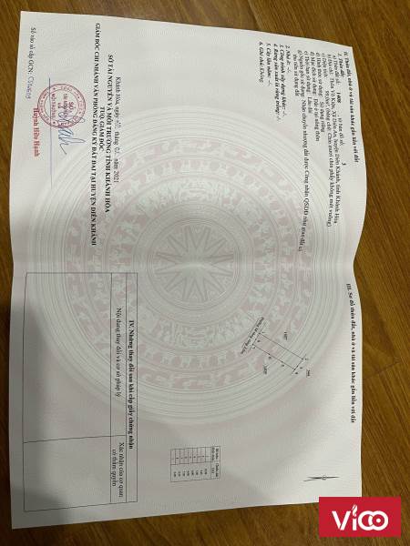 Chính Chủ Cần Bán Lô Đất Đẹp Vị Trí Đắc Địa Tại Thôn võ Kiên, Xã Diên An, Huyện Diên Khánh, Tỉnh