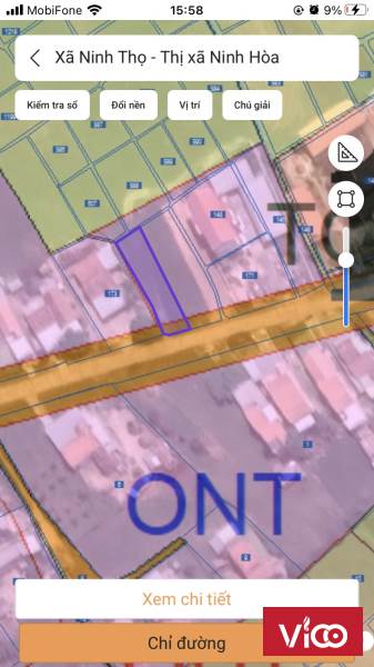 Cần bán Hai Lô đất đẹp nằm liền kề nhau tại thôn Xuân Mỹ xã Ninh Thọ Thị xã Ninh Hoà Tỉnh