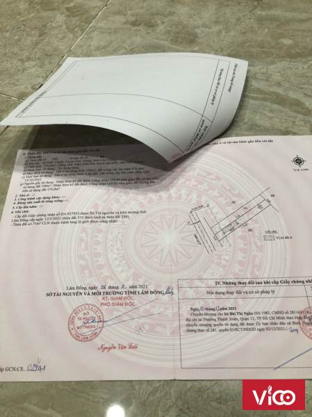 Vì lý do cần tiền chủ bán lô đất mặt tiền quốc lộ 27 đối diện cây xăng Bình Thạnh Đức Trọng