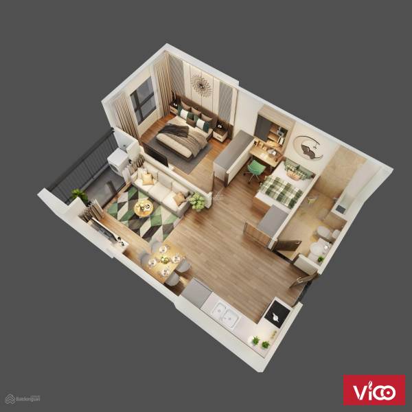 Quỹ căn 1PN, 1PN1 Vinhomes Smart City hỗ trợ vay 80%