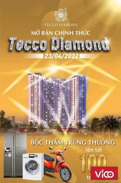 Sở hữu căn hộ Tecco Diamond chỉ 1,8 tỷ cơ hội trúng xe máy Liberty cùng chiết khấu lên đến 6,5% GTCH