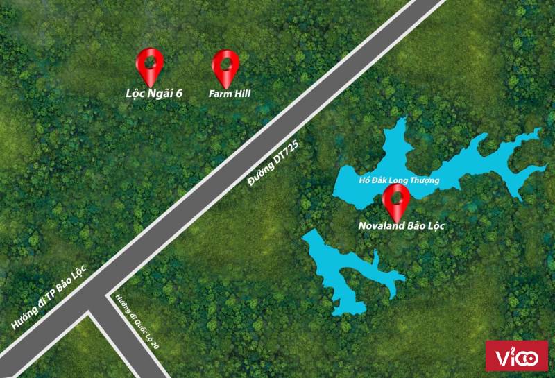 ĐẤT NỀN LỘC NGÃI BẢO LÂM LAM ĐỒNG GIÁ TỪ 1,8TR/M2 LIÊN HỆ CHÍNH CHỦ.