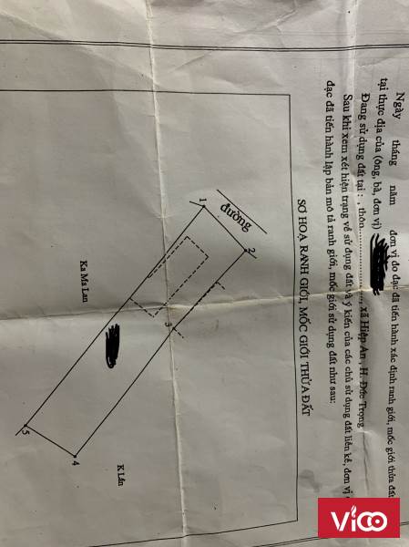 Chính chủ cần bán gấp lô đất tại KLong,xã Hiệp An,huyện Đức Trọng,tỉnh Lâm Đồng