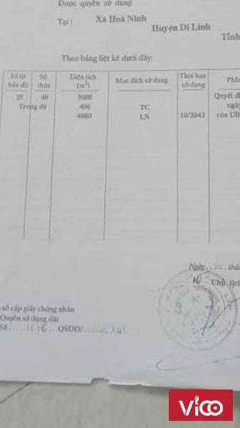 Ngả bán mảnh đất không thể đẹp hơn tại Di Linh