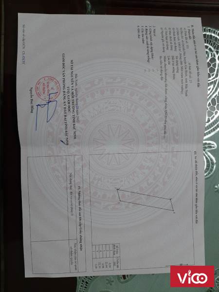 Cần bán nhanh lô đất đẹp tại Quỳnh Phú Lương Tài S100m, MT5m