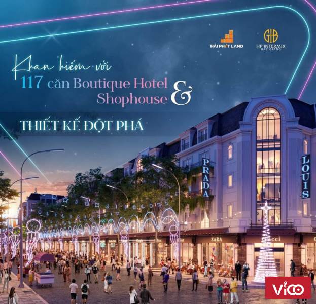 Dự Án Intermix Phố Đi Bộ Bắc Giang