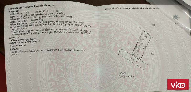 Cần bán lô đất đẹp thôn 7 Blao Sire cách đường chính chỉ 100m