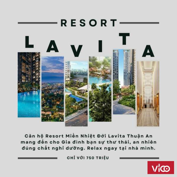 Chẳng cần đi xa trải nghiệm tại resort tại gia Lavita Thuận An