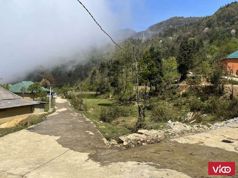 Mảnh đất hơn 1000m2 tại Mò Phú Chải thích hợp khai thách du lịch 4 mùa