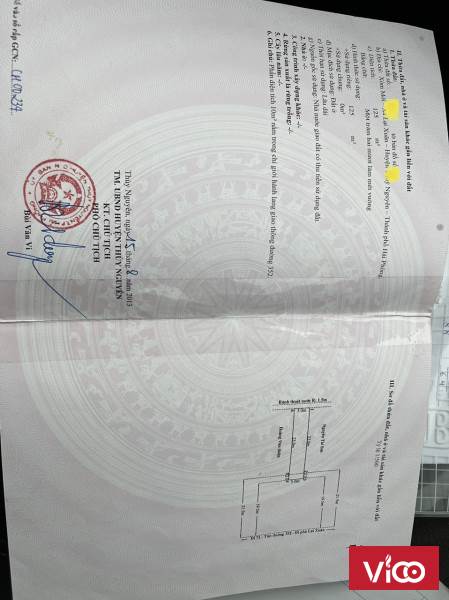 Bán đất mặt đường 352 Lại Xuân,Thuỷ Nguyên, Hải Phòng