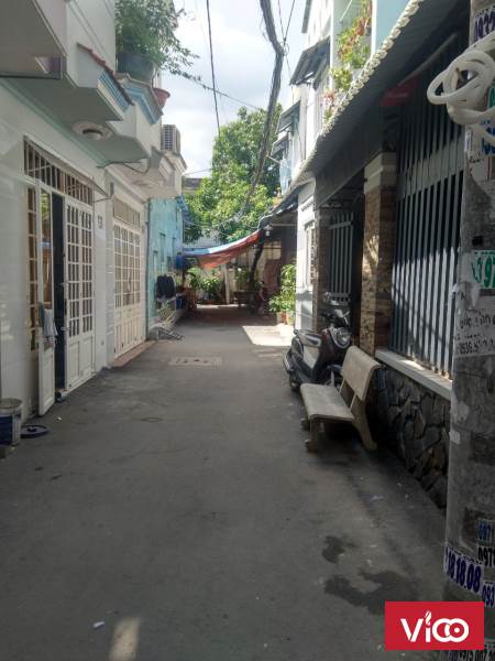 Bán nhà 24,8m2 trệt, lầu 2pn hẻm 4m 3,2 tỷ