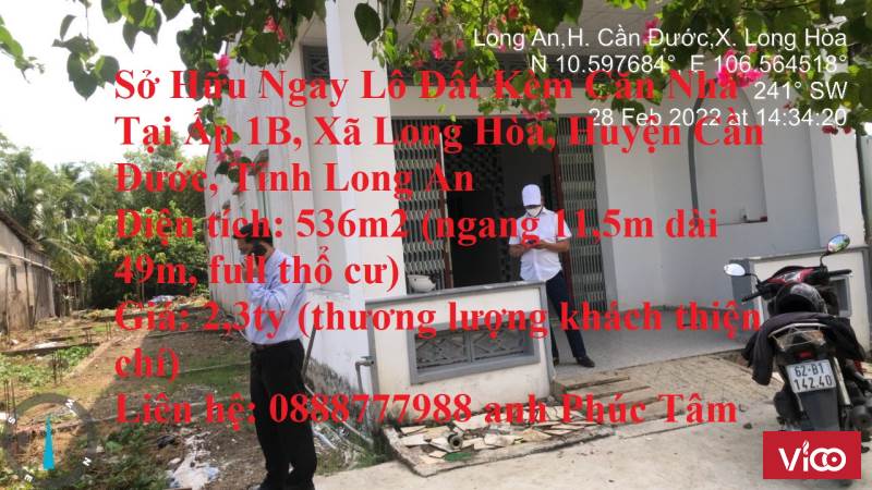 Sở Hữu Ngay Lô Đất Kèm Căn Nhà Tại Cần Đước, Long An