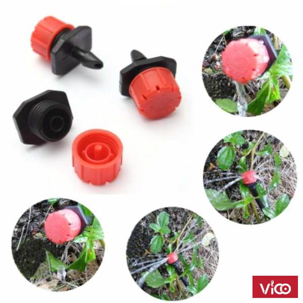 Tưới nhỏ giọt 8 tia giá tốt, tưới nhỏ giọt 8 tia có chân cắm, đầu cắm tưới nhỏ giọt giá rẻ