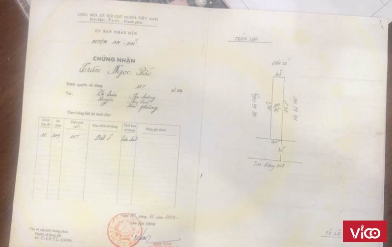 Bán 2 lô đất siêu hot tại khu dân cư đông đúc ở đường 208 Thị Trấn An Dương An Dương