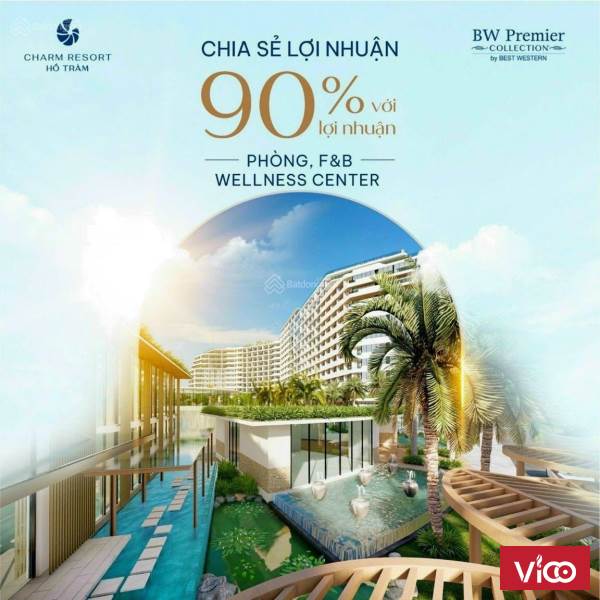 Phân khu 1 Mở Bán Charm Resort Hồ Tràm, Căn hộ nghỉ dưỡng giá từ 2 tỷ401, Villa từ 18 tỷ
