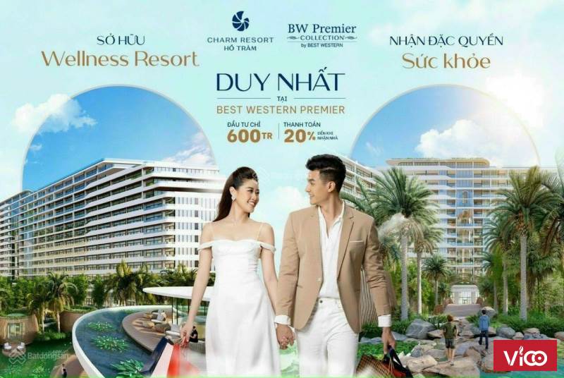 Phân khu 1 Mở Bán Charm Resort Hồ Tràm, Căn hộ nghỉ dưỡng giá từ 2 tỷ401, Villa từ 18 tỷ
