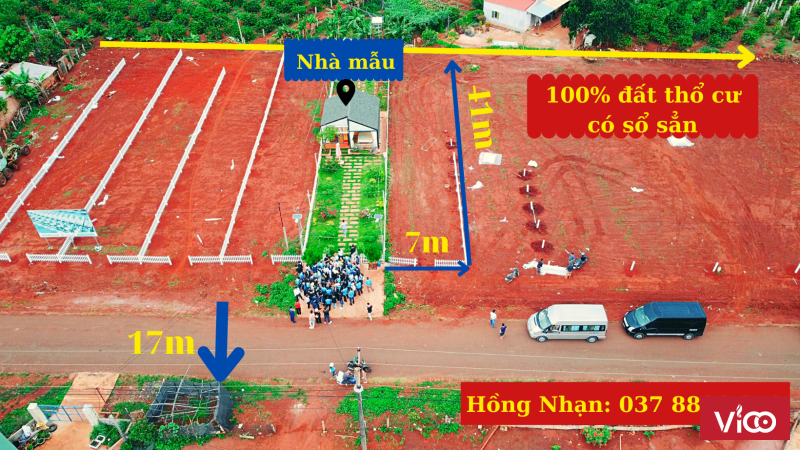 Đất nền Gia Lai biệt thự vườn 300m2 nằm TT Huyện Mang Yang