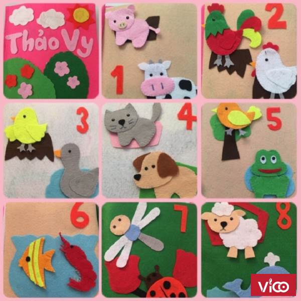 Vải Dạ màu, Vải Nỉ Cứng, Vải Nỉ Làm Thú Bông