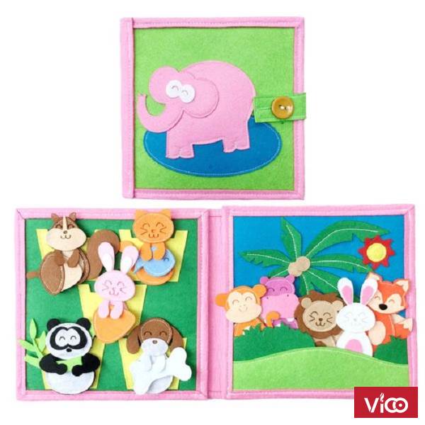 Vải Dạ màu, Vải Nỉ Cứng, Vải Nỉ Làm Thú Bông