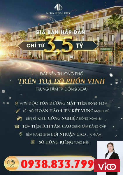 Shophouse nhà phố hạng sang 1 trệt 2 lầu DT 5 X 20 ngay trung tâm thành phố Đồng Xoài mặt tiền