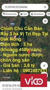 Chính Chủ Cần Bán Rẫy 3 ha Vị Trí Đẹp Tại Dak Nông
