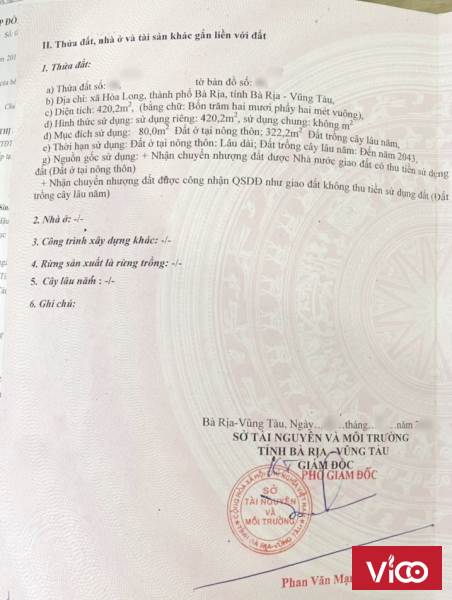 Siêu phẩm khu Gia Phát Hương Lộ 2, xã Hoà Long, TP. Bà Rịa