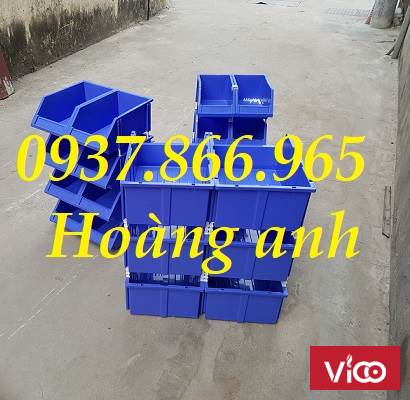 Kệ nhựa đa năng vát đầu, khay đựng bulong, hộp nhựa, kệ dựng phụ tùng