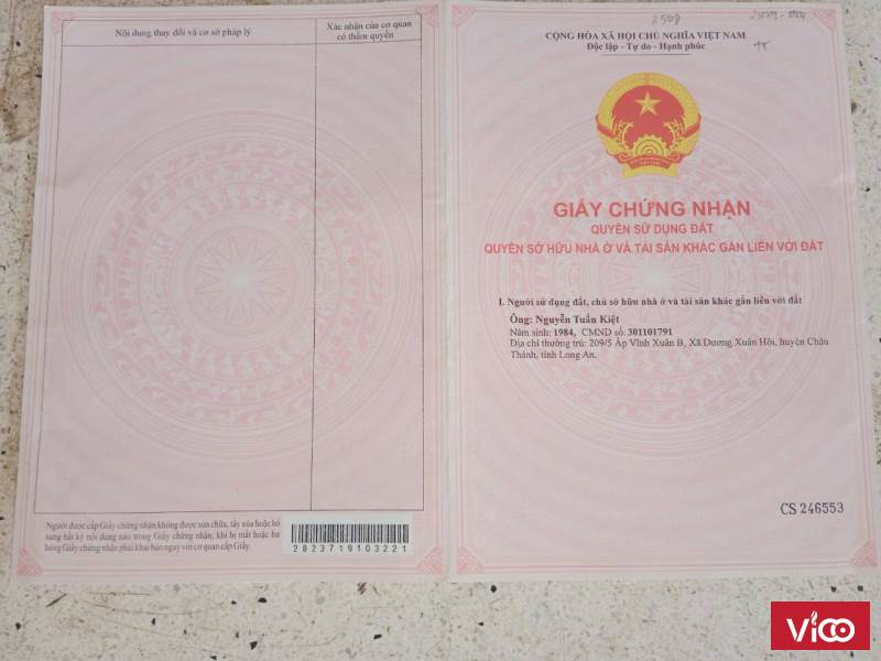 Chính chủ cần bán 2 lô đất 572m2 đất thổ cư và 3000m2 đất vườn tại Dương Xuân Hội,Châu Thành,Long An