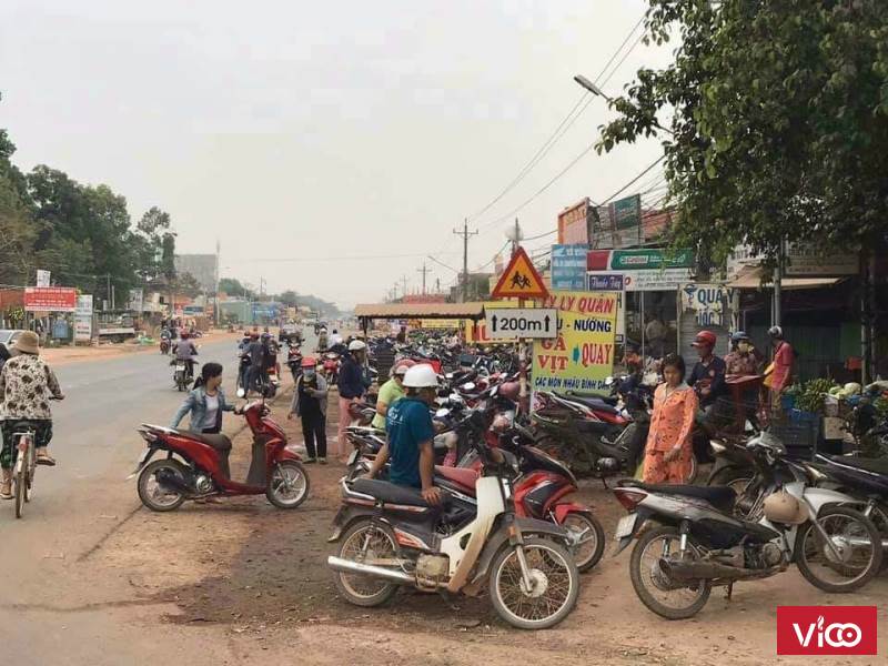 Chỉ còn duy nhất 1 lô đất mặt tiền ngay chợ Minh Thành,Chơn Thành buôn bán được ngay chỉ 13.3