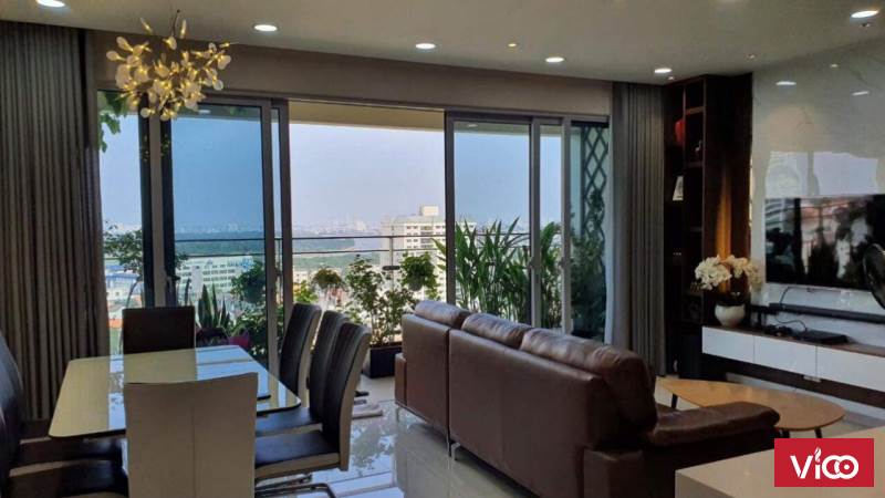 Căn hộ Estella Heights Q2 view sông 3PN, 3WC PK Panorama 142m2 chỉ 17,5 tỷ!