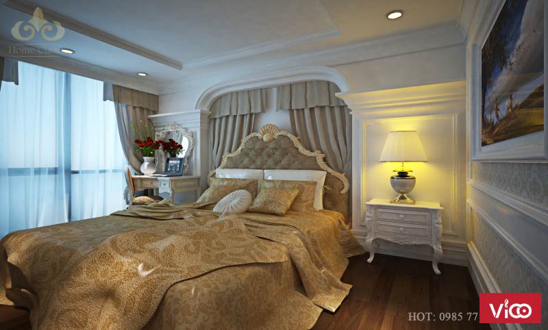 Thiết kế nội thất biệt thự tân cổ điển tại Vinhomes Riverside Hoa Anh Đào