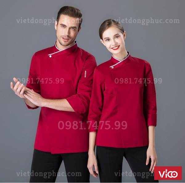 Xưởng nhận may đồng phục đầu bếp đẹp, độc quyền theo yêu cầu