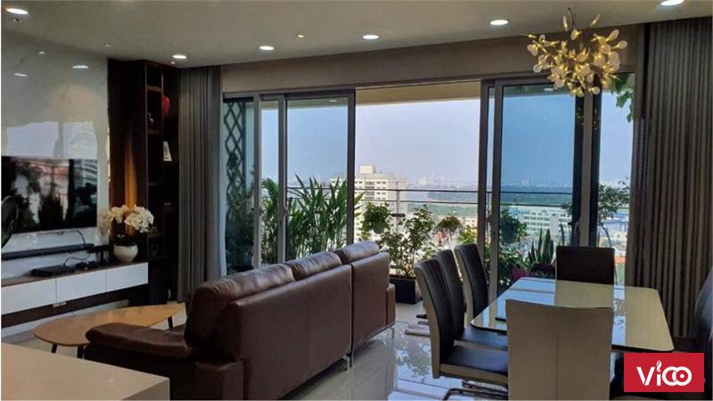 Bán Căn hộ View sông lô góc 3PN, 3WC Estella Heights Quận 2 142m2 chỉ 17,5 tỷ!