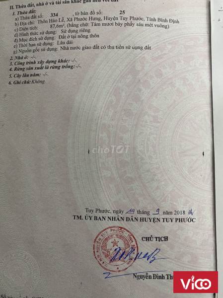 CHÍNH CHỦ EM CẦN BÁN ĐẤT TOẠ LẠC VỊ TRÍ ĐẸP