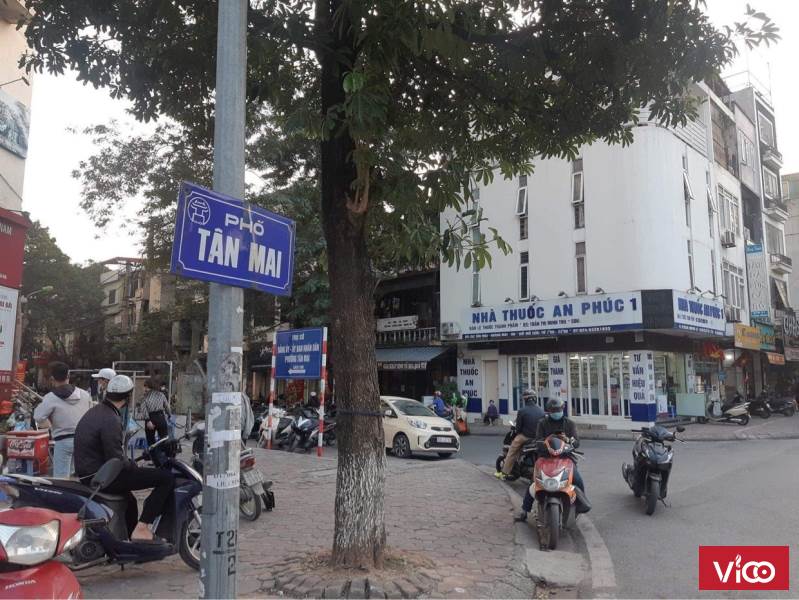 Ngõ 250 Tân Mai (HM),DT45m2,4 tầng,MT4.0m,5.2 tỷ. Kinh doanh, ôtô qua nhà,sau QH ra phố.