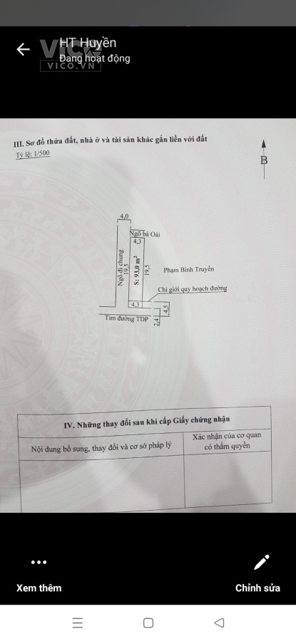 Chính Chủ Cần Bán Gấp Lô Đất Vị Trí Tại Quận Dương KinhTP Hải Phòng