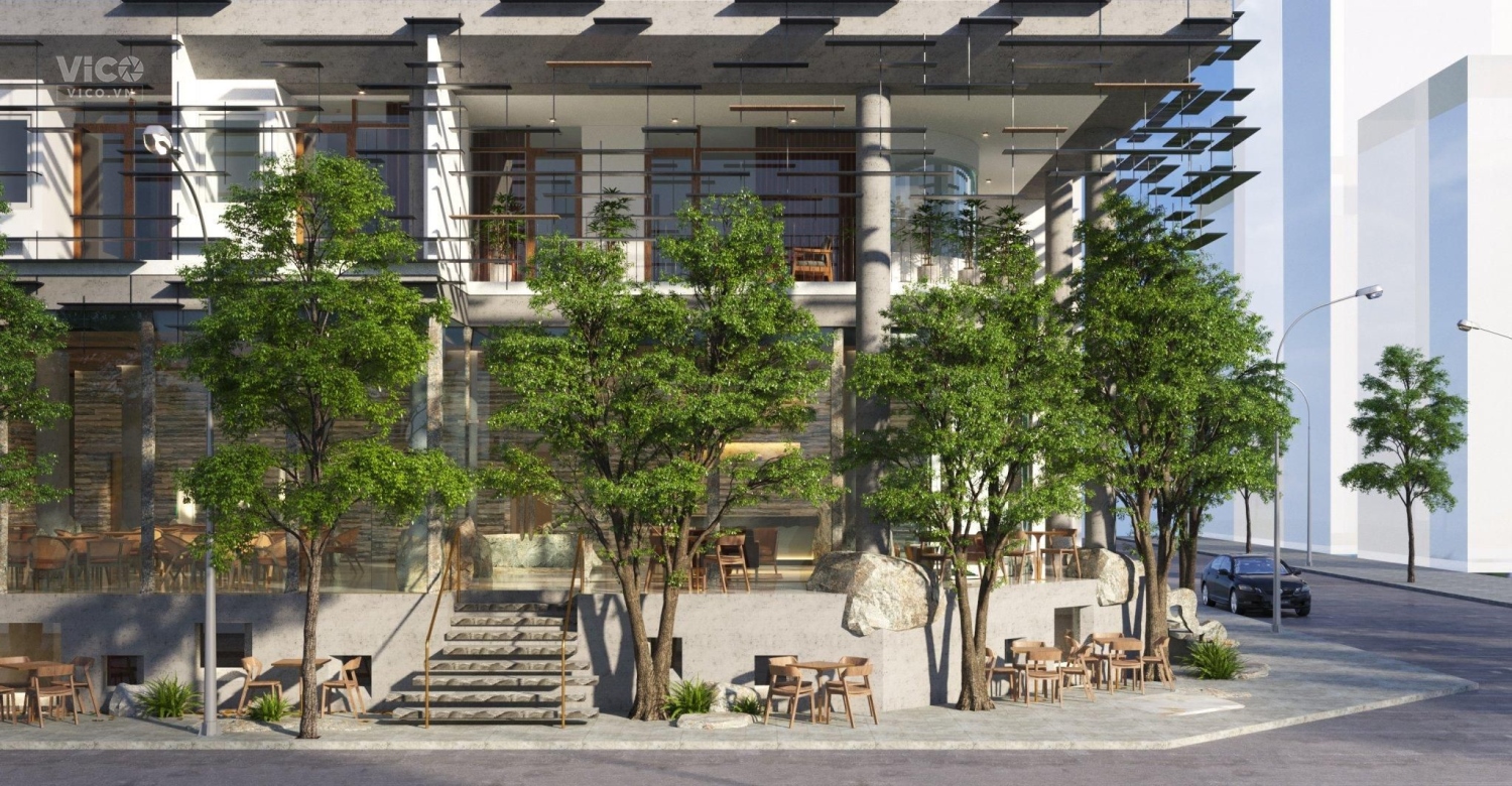 BIỆT THỰ SÂN VƯỜN ĐỖ QUANG, CẦU GIẤY 265mx4T, Mặt tiền 17m giá 90 tỷ