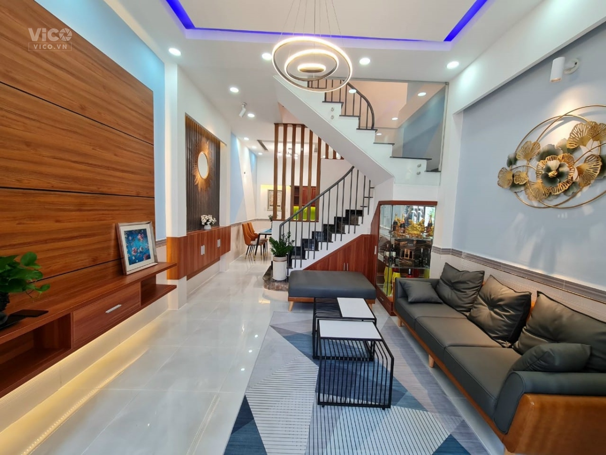 Hẻm 9m có vỉa hè Quang Trung khu Mercedes 48m2(4x12) 2 tầng 4 tỷ nhỉnh