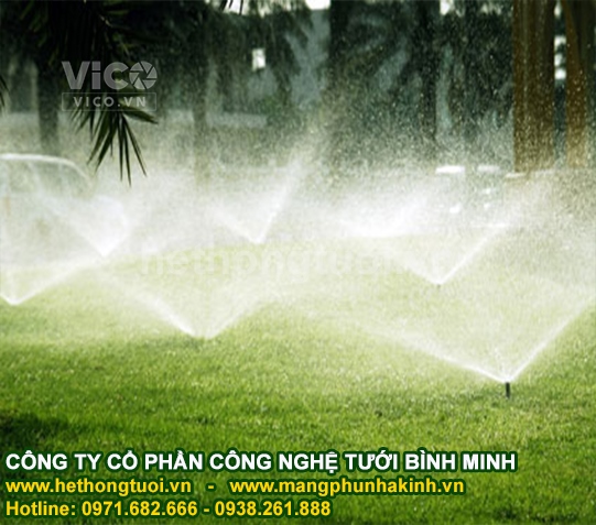 Vòi phun I25 tưới sân bóng đá, vòi phun tưới sân cỏ,tưới tự động