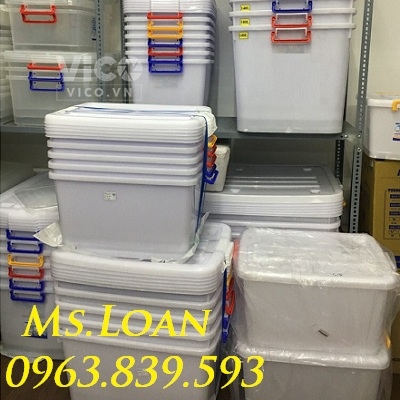 Khay nhựa, thùng nhựa chữ nhật có nắp đựng thực phẩm./ 0963.839.593 Ms.Loan
