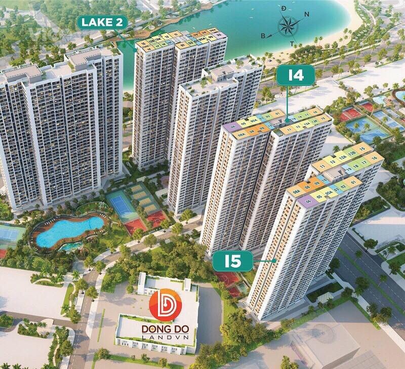 Bán căn hộ 43m2 1PN1, hàng ngoại giao giá rẻ tại dự án vinhome Smart City